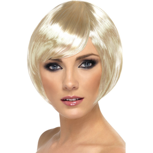 blonde crop bob wig