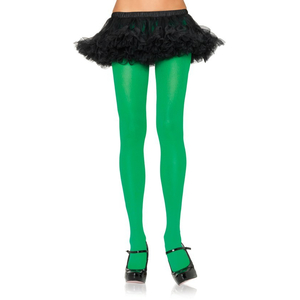 Kelly Green Nylon Tights by Leg Avenue™