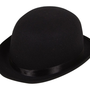 Black Bowler Hat