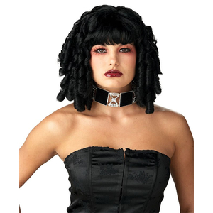 black wig