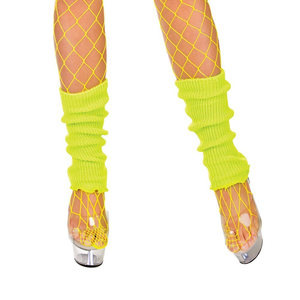 Neon Yellow Leg Warmers