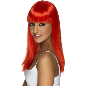 Glamourama Wig - Neon Red