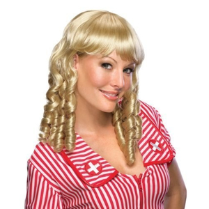 Baby doll wig mix blonde