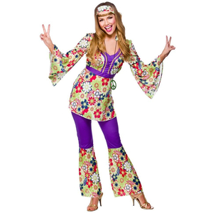 Purple hippie fancy dress