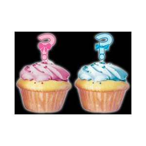 Baby Shower Cupcake Toppers - 12 Pack