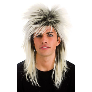 blonde 80's rocker wig