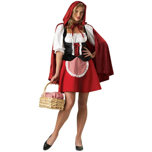 Deluxe red riding hood costume
