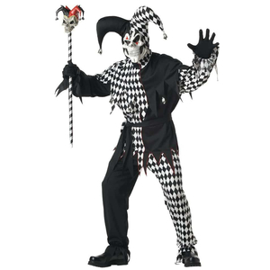Adult Evil Jester Costume