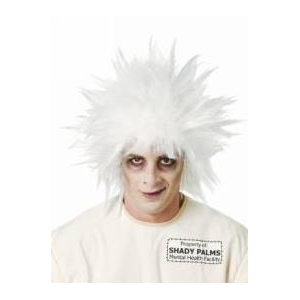 Shock Treatment Wig - White