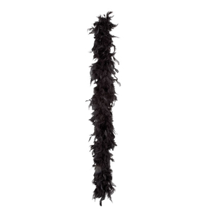 Black feather boa